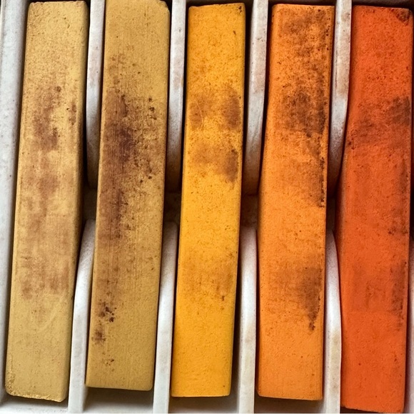 2pk Koss & Weber Costello Square Pastels Earth Tones Chalk Sticks Primary Colors - Picture 4 of 10